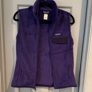Patagonia Ladies M Cozy Purple Vest